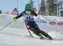 Kalnu slēpotājs K.Zvejnieks otrais FIS sacensībās slalomā