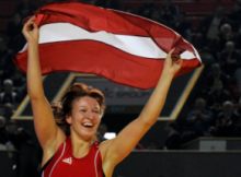 Grigorjeva: "Pirmo reizi izdevās paskriet ar Latvijas karogu"
