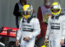 "Mercedes" dubultuzvara Spānijas GP kvalifikācijā