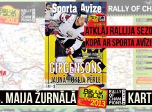 Meklē "Rally Talsi 20113" kartes 14.maija "Sporta Avīzē"!