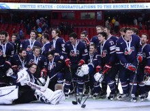 Foto: Amerikāņi priecājas par bronzas medaļām pasaules čempionātā