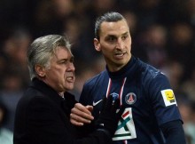 Ibrahimovičs vēlas pamest PSG, Ančeloti noliedz baumas