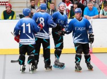 "Jūrmala Open" in-line hokeja turnīrā joprojām vadībā Somijas "Tiimi"