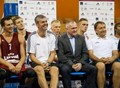 Foto: Vīriešu izlases pēdējais treniņš pirms ''EuroBasket''