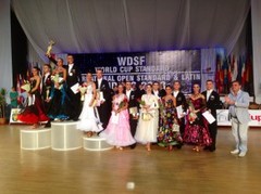 Latvijas sporta deju pāris trijniekā Pasaules kausā standartdejās