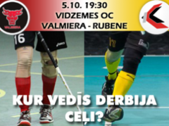 Vidzemes florbola derbijs: „Valmiera/ViA” – „Rubene”