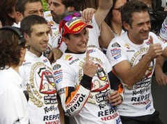 Lorenco nepietiek ar uzvaru, Markess kļūst par MotoGP čempionu