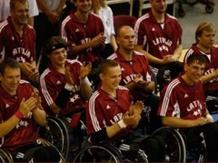 Latvijas ratiņbasketbolisti izcīna otro vietu starptautiskā turnīrā Maskavā