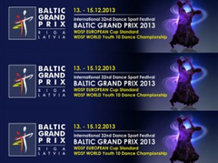 Vērienīgais deju festivāls "Baltic Grand Prix 2013"  sāksies jau pēc dažām dienām