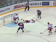 Video: KHL labākajos momentos arī Rīgas dinamieši