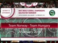 Tiešraide: Trešdien 16:00 PČ kvalifikācija florbolā: Norvēģija - Ungārija