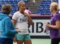 Latvijas tenisistēm cīņa pret Mareju un Lielbritāniju
