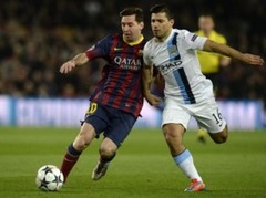 "Barcelona" arī savā laukumā apspēlē "Manchester City" un iekļūst 1/4 finālā