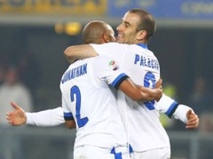 "Inter" izbraukumā pārspēj "Verona" un turpina cīņu par vietu Eirokausos