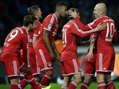 Minhenes "Bayern" turpina labot rekordus un nodrošina Bundeslīgas titulu