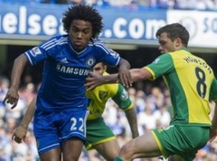 "Chelsea" nespēj pieveikt "Norwich" un zaudē cerības uz titulu
