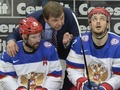 IIHF izskatīs Znaroka "nāves" žestu, treneris to skaidro ar sāpošu kaklu