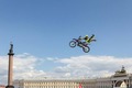 Foto: Aleksandrovičs piedalās FMX moto frīstaila šovā Sanktpēterburgā