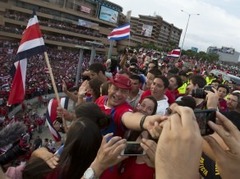 Kostarikas valsts prezidents: "Mūsu futbolisti ir giganti"