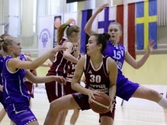 Gulbei "double-double", Latvijas juniores Tallinā finišē trešās