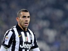 Divi Tevesa vārti palīdz "Juventus" iegūt piecu punktu pārsvaru