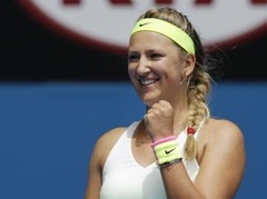 Azarenka Stīvensai atkal zaudē tikai piecus geimus