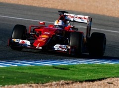 Fetels un "Ferrari" F1 testus uzsāk ar labāko rezultātu, "McLaren" problēmas