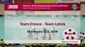 Video: Latvijas sieviešu izlase viegli tiek galā ar Franciju
