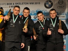 Melbārža ekipāžai bronzas medaļas pasaules čempionātā