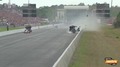 Video: Dragreisa čempions avarē ar 450 km/h lielu ātrumu