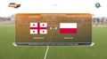 Video: Federācijas kauss futbolā: Gruzija U18 - Polija U18. Spēles ieraksts