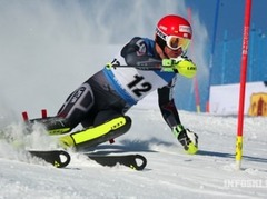 Kalnu slēpotājs K.Zvejnieks trešais Čehijas čempionātā slalomā