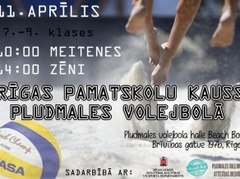 Sestdien Beach Box hallē notiks Rīgas pamatskolu pavasara kauss pludmales volejbolā