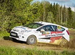 Divas SRT ekipāžas vadībā pēc pirmās "Rally Talsi" dienas