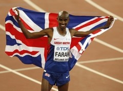 Farahs nosargā čempiona titulu 10 000 metros