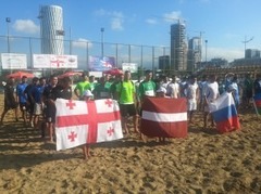 VBFK Jūrmala izcīna 2. vietu starptautiskās sacensībās pludmales futbolā Batumi