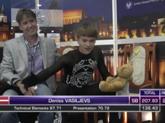 Daiļslidotājs Vasiļjevs pārliecinoši otrais Toruņas "Grand Prix"