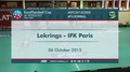 Video: EuroFloorball Cup 2015: Lekrings - IFK Paris. Spēles ieraksts