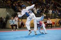 Foto: Latvijas labākās taekvondistes junioru Eiropas čempionātā Daugavpilī