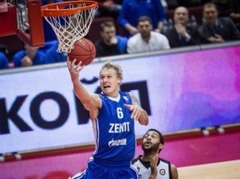 Timmam 14 punkti pret CSKA, "Zenit" pēriens pret CSKA