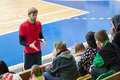 Foto: Basketbola labie darbi: BK ''Jēkabpils" un bērnu nams ''Līkumi"