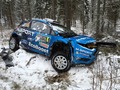Video: Franču pilotam Zviedrijas WRC rallijs beidzas ar avāriju