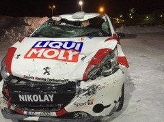 Latviešu SRT komandas ekipāžai Somijas rallijs noslēdzas ar avāriju