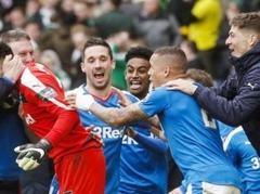 Skotijas "Old Firm" derbijā "Rangers" pārsteidzoši izslēdz "Celtic"
