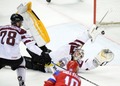 Foto: Latvija ar 0:4  piekāpās Krievijai