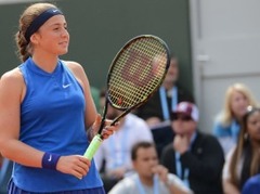 Ostapenko grūts pārbaudījums pret Kvitovu