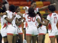 Dāmu handbolā Angola gūst otro uzvaru