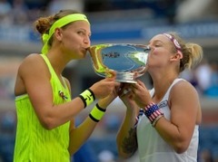 Mateka-Sendsa un Šafāržova izglābjas finālā un triumfē "US Open"