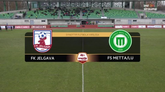 Video: SynotTip futbola Virslīga. FK Jelgava - FS Metta/LU. Spēles ieraksts
