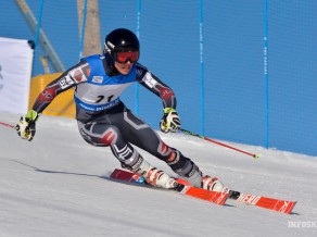 Ž.Gedra trijniekā FIS ENL milzu slalomā Zviedrijā